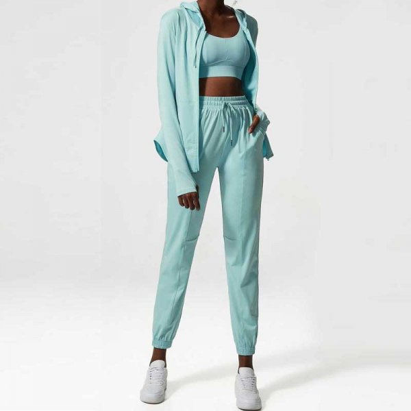 Sports fitness three-piece suit